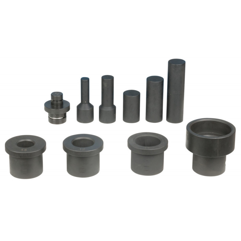 Presse à pivot 75 t avec kit de douilles, 29 pièces KSTools | 460.3620
