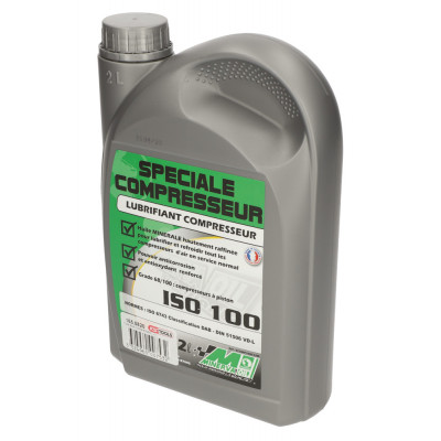 Lubrifiant ISO 100 pour compresseurs, 2 L KSTools | 165.0820