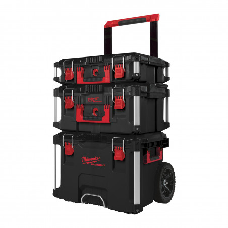 PROMO PACKOUT™ 3 PIÈCES (TROLLEY + COFFRET LARGE + COFFRET) Milwaukee | 4932464244