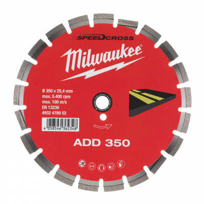 DISQUE DIAMANT ASPHALTE ADD 350 MM Milwaukee | 4932478952