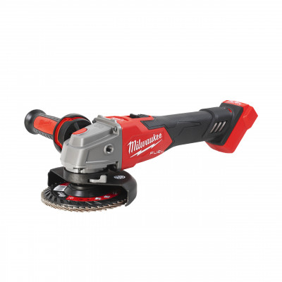 M18 FSAGV125XB-0X Meuleuse 125mm FUEL, Interrupteur coulissant, variateur, Frein de disque solo, HD Box Milwaukee | 4933478436