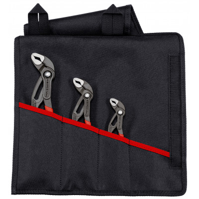 Assortiment de 3 pinces multipises Cobra® en trousse tissu 87 01 125/180/250 - KNIPEX | 00 19 55 S8