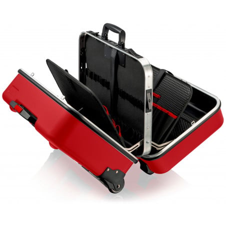 Mallette à outils double compartiment rouge "BIG Twin Move RED" - Vide - KNIPEX | 98 99 15 LE