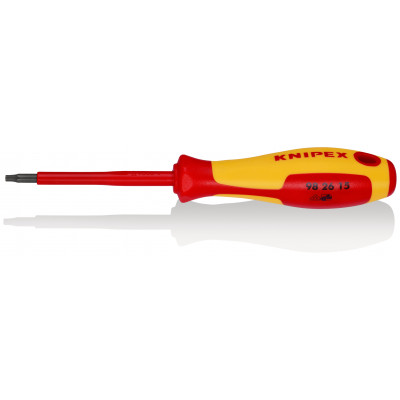 Tournevis Torx® - TX15 - Isolé 1000V - Longueur lame 80mm - KNIPEX | 98 26 15