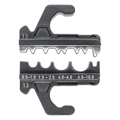 Matrice pour pince à sertir MultiCrimp® - Pour cosses tubulaires 0,5 à 10mm² - KNIPEX | 97 39 13