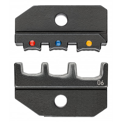 Matrices pour 97 43 200 - Sertissage cosses, prolongateur isolés 0,5 à 6mm² - KNIPEX | 97 49 06