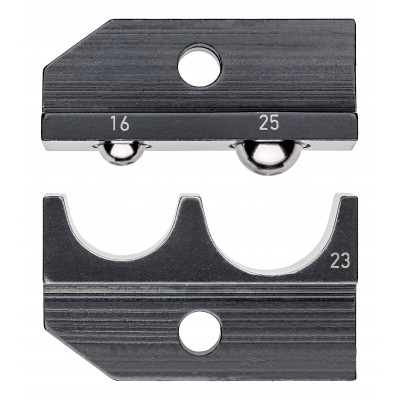 Matrices pour 97 43 200 - Sertissage cosses et connecteurs non isolés 16 / 25mm² - KNIPEX | 97 49 23