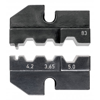 Matrices pour 97 43 XX - Sertissage connecteurs fibre optique SW 3,65 /4,2 /5,0 - KNIPEX | 97 49 83