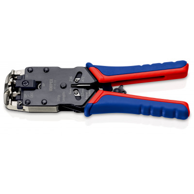 Pince à sertir pour fiches Western - RJ 10/11/12/45 - KNIPEX | 97 51 12
