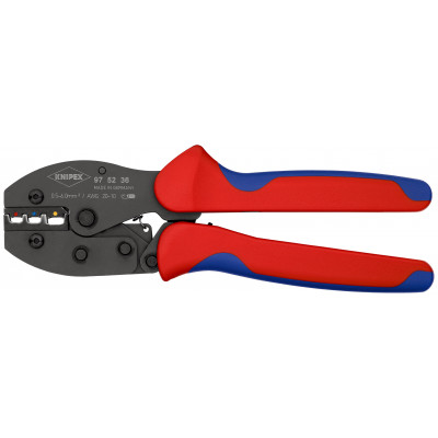 Pince à sertir PreciForce® - Pour cosses isolées 0,5 - 6,0mm² - KNIPEX | 97 52 36