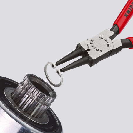 Pince pour circlips intérieurs de 12 à 25mm - 140mm - Gainage PVC - KNIPEX | 44 11 J1