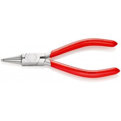 Pince pour circlips intérieurs de 12-25mm - 180mm - Gaine PVC - Chromée - KNIPEX | 44 13 J1