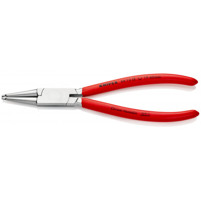 Pince pour circlips intérieurs de 19-60mm - 180mm - Gaine PVC - Chromée - KNIPEX | 44 13 J2