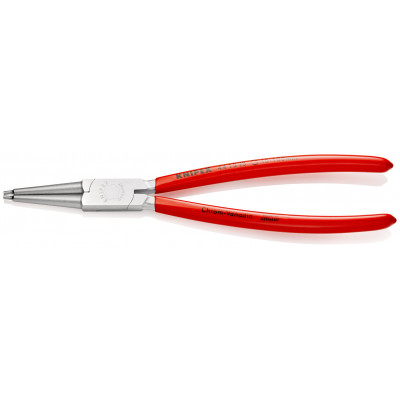 Pince pour circlips intérieurs de 40-100mm - 225mm - Gaine PVC -Chromée - KNIPEX | 44 13 J3