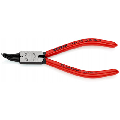 Pince pour circlips intérieurs coudée à 45° de 8 à 13mm - Gainage PVC - KNIPEX | 44 31 J02