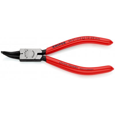 Pince pour circlips intérieurs coudée à 45° de 12 à 25mm - Gainage PVC - KNIPEX | 44 31 J12