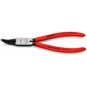 Pince pour circlips intérieurs coudée à 45° de 19 à 60mm - Gainage PVC - KNIPEX | 44 31 J22