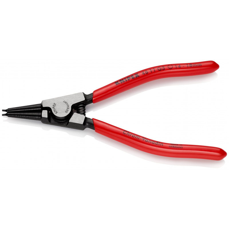 Pince collier d'étranglement d'Arbre de 14 à 18mm - Gainage PVC - 140mm - KNIPEX | 46 11 G3