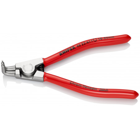 Pince pour circlips extérieurs coudée à 90° de 10 à 25mm - Gainage PVC - Chromée - KNIPEX | 46 23 A11