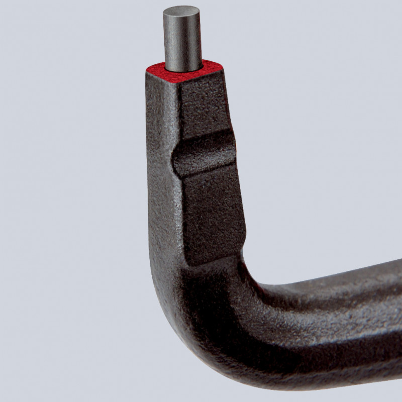 Pince pour circlips intérieurs coudée à 90° de 19 à 60mm - 165mm - Gaines PVC - KNIPEX | 48 21 J21