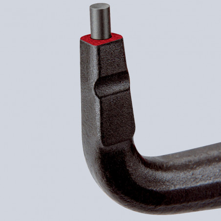 Pince pour circlips intérieurs coudée à 90° de 19 à 60mm - 165mm - Gaines PVC - KNIPEX | 48 21 J21