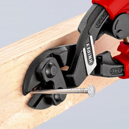 Coupe boulons CoBolt® 200mm coudé - Ressort - Gainage bi-matière - KNIPEX | 71 22 200