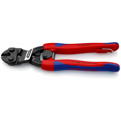 Coupe boulons CoBolt® tranchant ajouré 200mm Gaine bimatière - Œillet antichute - KNIPEX | 71 32 200 T
