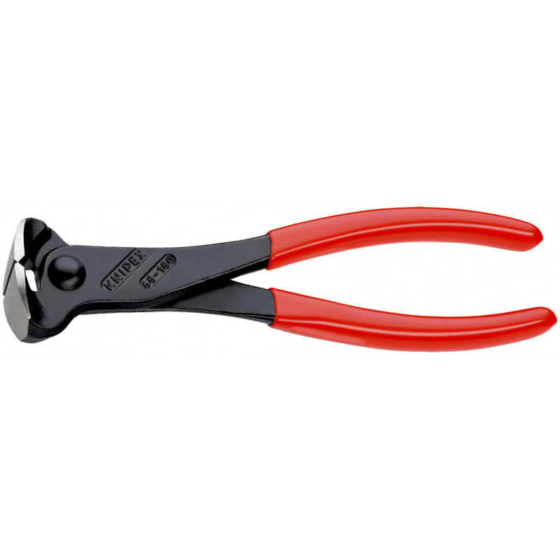 Pince coupante de devant démultipliée à tête large 180mm - Gainage PVC -61 HRC - KNIPEX | 68 01 180