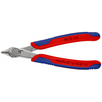 Knipex Pince Coupante De Côté 140 Mm 70 02 140 - Noire Atramentisée Avec Gaines Bi-matière