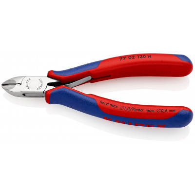 Pince Coupante Avant Knipex 130 Mm Chromée – Pour Mécanicien Avec Manches Plastique