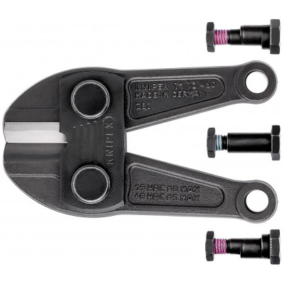 Tête de rechange pour coupe-boulon 71 72 460 - 1 paire de mâchoires - KNIPEX | 71 79 460