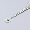 Brucelle de précision 105mm droite - Ultrafine - Acier inoxydable antimagnétique - KNIPEX | 92 22 12