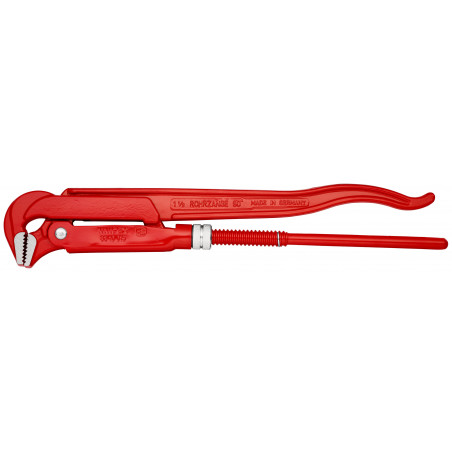 Clé serre-tubes 420mm avec mâchoires coudées à 90° - Capacité 60mm - KNIPEX | 83 10 015