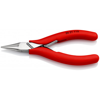 Pince de préhension - Becs demi-ronds lisses - 115mm Gainage PVC - Polie miroir - KNIPEX | 35 21 115