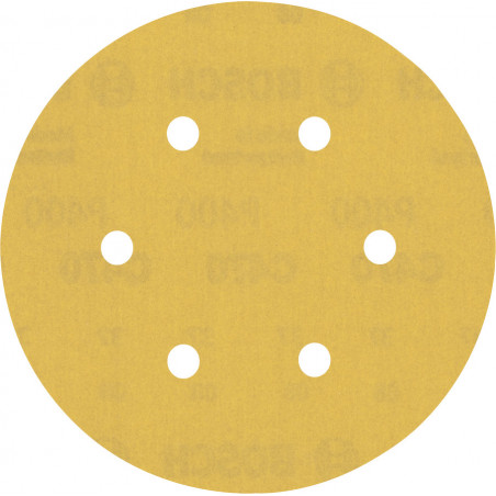 5 Disques abrasifs excentriques bois et peinture C470 EXPERT Ø150 mm G400 - BOSCH | 2 608 900 821