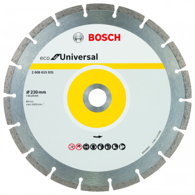 10 Disqu Diama Univers BOSCH 230X22,23X7 - BOSCH | 2 608 615 044