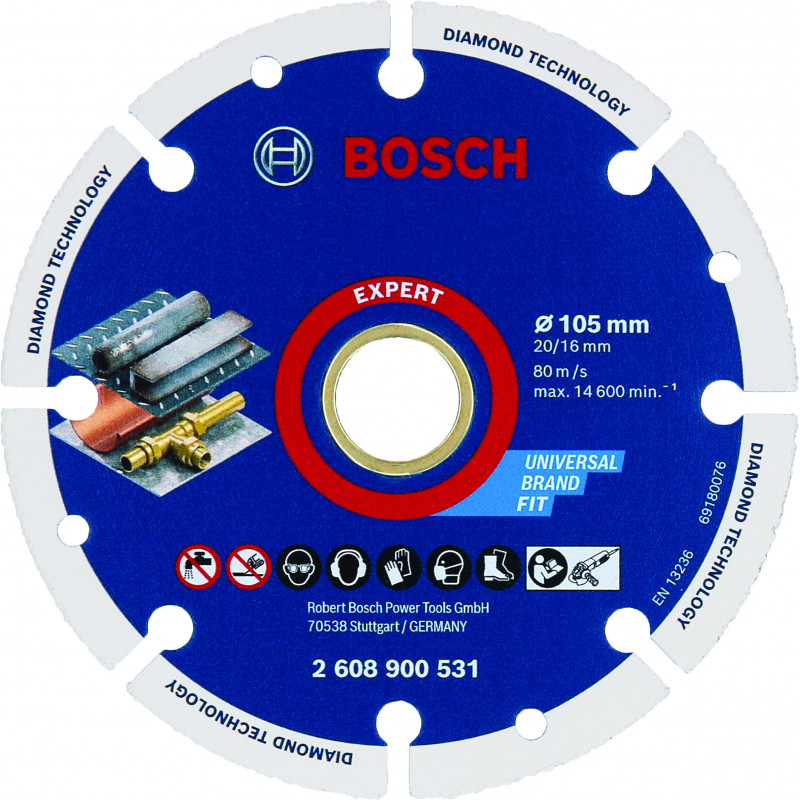 Disque à tronçonner Expert Diamond Metal Wheel 105 x 20/16 mm - BOSCH | 2 608 900 531