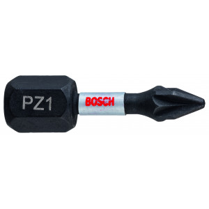 2 embouts de vissage qualité Impact PZ1 emmanchement hexagonal 25mm - BOSCH | 2 608 522 400