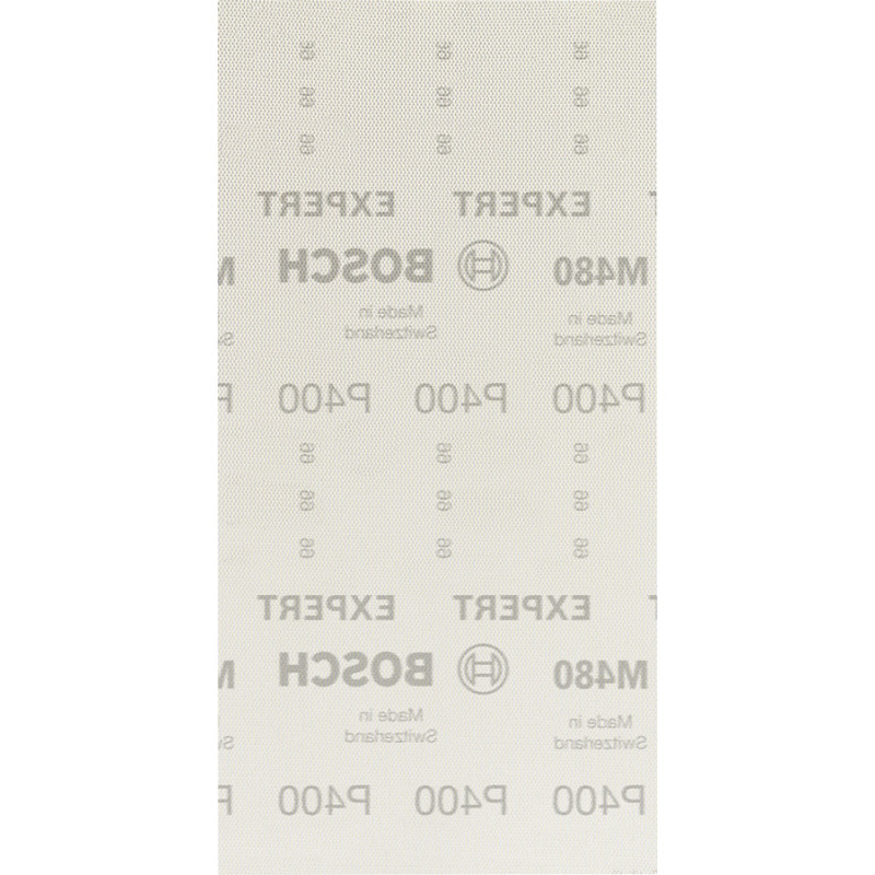 10 feuilles abrasives rectangul. bois et peinture net M480 EXPERT 115X230mm G400 - BOSCH | 2 608 900 769