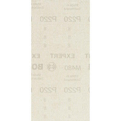 10 feuilles abrasives rectangul. bois et peinture net M480 EXPERT 93X186mm G220 - BOSCH | 2 608 900 748
