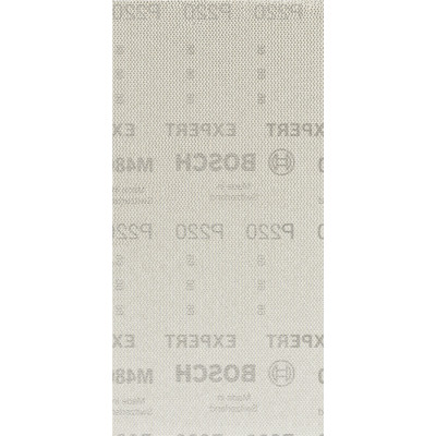 50 feuilles abrasives rectangul. bois et peinture net M480 EXPERT 115X230mm G220 - BOSCH | 2 608 900 773