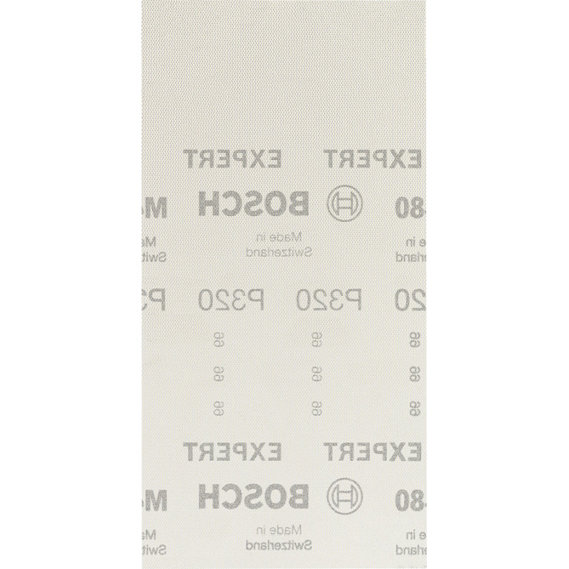 50 feuilles abrasives rectangul. bois et peinture net M480 EXPERT 115X230mm G320 - BOSCH | 2 608 900 774