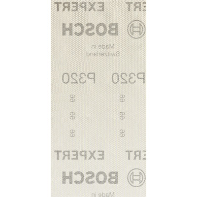 50 feuilles abrasives rectangul. bois et peinture net M480 EXPERT 93X186mm G320 - BOSCH | 2 608 900 759