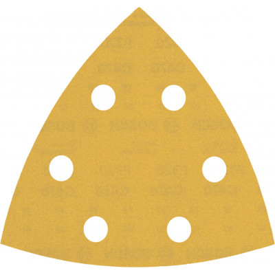 50 feuilles abrasives delta bois et peinture 93mm 6 trous G320 - BOSCH | 2 608 900 933