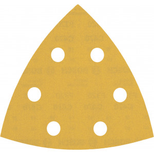 50 feuilles abrasives delta bois et peinture 93mm 6 trous G320 - BOSCH | 2 608 900 933