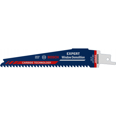 1 Lame scie sabre EXPERT Carbure Démolition Fenêtre 150 mm S956DHM - BOSCH | 2 608 900 385