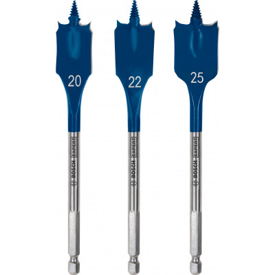 Mèche plate Expert SelfCut Speed 20/22/25 mm 3 pces - BOSCH | 2 608 900 331
