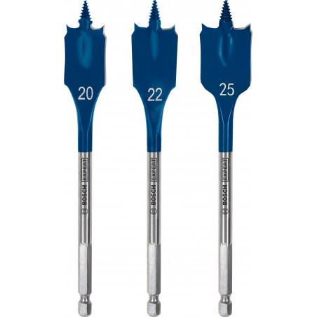 Mèche plate Expert SelfCut Speed 20/22/25 mm 3 pces - BOSCH | 2 608 900 331