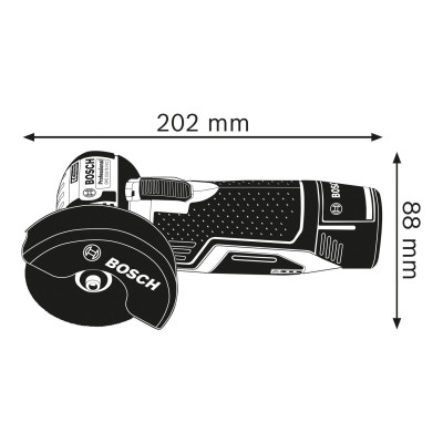 Meuleuse 76 mm gws 12v-76 + 2x2,0 gal 12v-20 soft bag - BOSCH | 0 601 9F2 00C