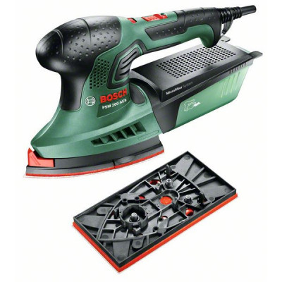 Ponceuse Multi PSM 200 AES + plateau rectangle - BOSCH | 0 603 3B6 000